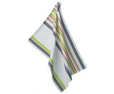 Kela 2059702 Amalio Torchon de Cuisine Tissu Gris/Vert
