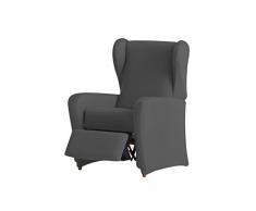 Tardor - Gris6 - Elastique relax housse de fauteuil 1 place Polyester/Coton/Elastomere - 60X90cm