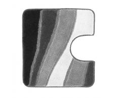 Meusch Tapis de Toilette Océan Trèfle, 55 x 50 cm, Ardoise