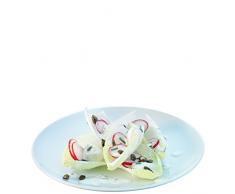 LSA International 20Â cm Dine Starter/Assiette Ã Dessert Coupe, Blanc (Lot de 4)