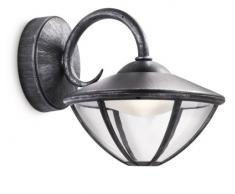 Philips Eden Lanterne Murale LED Fer ForgÃ© 75 W Noir et Gris