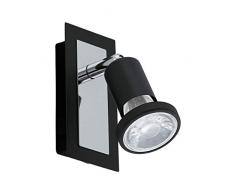 EGLO 94963 Spot, Acier, 5 W, Schwarz, Chrom
