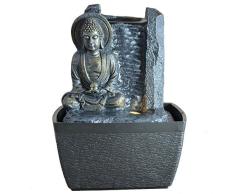 Zen Light SCFRPB6 Fontaine FengShui, Marron foncÃ© et Noir