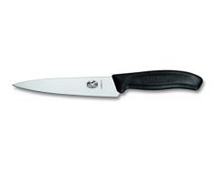 Victorinox 6.8003.15G Couteau de Cuisine, Acier Inoxydable, Noir, 30 x 5 x 5 cm
