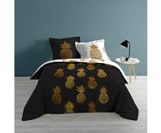 douceur dintÃ©rieur parure 3 piÃ¨ces 240x220 cm ananas queen