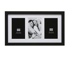 Deknudt Frames S66KA3 Cadre Photo pour 3 Photos Noir