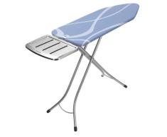 Brabantia 345869 Table à Repasser C 124 x 45 cm Piètement 25 mm / Silver Brillant Swirl