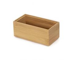 COMPACTOR Organisateur de Tiroirs - Casier de Rangement en Bois OSAKA, Rectangulaire, Bambou, Bois Foncé, 15 x 7.5 x H. 6.5 cm, RAN6966