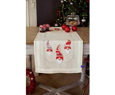 Vervaco Kit Chemin de Table Gnômes de Noël