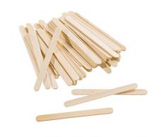 Efco Non traitÃ© Uni BÃ¢tonnets pour la Confection de poupÃ©e, Bois, Marron, 115Â x 10Â mm, Lot de 50