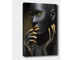 Bonamaison Peinture sur toile, multicolore, 30 x 40 cm - ConÃ§u et fabriquÃ© en Turquie