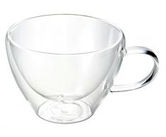 Bredemeijer Luigi Bormioli 1442 Lot de 2 Tasses Ã Cappuccino avec Double Ã©paisseur de Verre borosilicatÃ© 385 ML