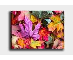 Bonamaison Peinture sur toile, multicolore, 50 x 70 cm - Conçu et fabriqué en Turquie