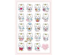 1art1 Angel Cat Sugar Poster - Chatons Anges (91 x 61 cm)