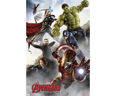 Grupo Erik Editores GPE4878 Poster Marvel Avengers Age of Ultron 15019 Group Iron Man 61 x 91,5 cm