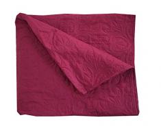 Linder 5053/67/835 Plaid Polyester Bordeaux 150 x 150 cm