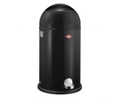 WESCO 186642-62 Poubelle, Tôle dacier, Noir, 34,6 x 34,6 x 71 cm