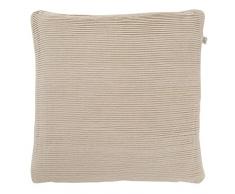 Dutch Decor Coussin Klune 45x45 cm Sable - Coussins Déco - Oreiller Décoratif - Déhoussable - Zippé