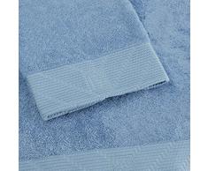 Bailet Drap de Douche - Intemporel, Coton Peigné, Bleu Ciel, 70 x 140 cm