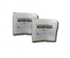 Corredocasa 521iT Paire Surmatelas avec Drap-Housse, 100% Coton, Blanc, 90Â x 195Â x 20Â cm