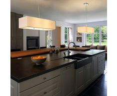 SLV DECLIC Suspensions SOPRANA PD-1, Suspension, DIFFUSEUR RECTANGULAIRE, Tissu, 4XE27