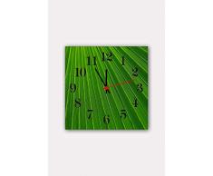 Bonamaison Horloge Murale en MDF, Multicolore, 30 x 30 cm