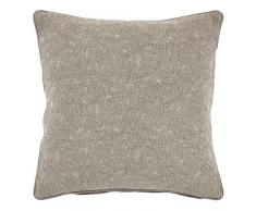 Dutch Decor Weco â Coussin, 45x45 cm, Taupe - Coton Polyester Laine