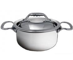 De Buyer 3742.14 Affinity Mini Cocotte avec Couvercle - Multicouche Inox - 2 Anses Fonte dInox - DiamÃ¨tre 14 cm