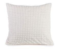 GÃ¶zze Coussin dÃ©coratif en Polyester Blanc 50 x 50 cm