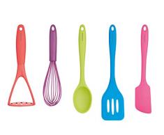 KitchenCraft Colourworks Kit doutils de cuisine
