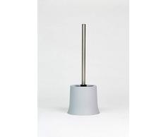 WENKO 23181100 Brosse WC Basic, Polypropylène, à 14 x 38 cm, Gris