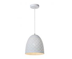 Lucide GALLA - Suspension - Ã 24 cm - Blanc