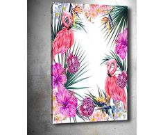 Bonamaison Peinture sur toile, multicolore, 70 x 100 cm - Conçu et fabriqué en Turquie