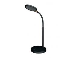 OSRAM - Lampe de bureau LED PANAN Alu Puck - Dimmable Blanc Chaud/Froid - TÃªte orientable - Batterie pour Ã©clairage autonome incluse - Aluminium Noir