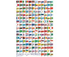 GB Eye ltd Drapeaux du Monde, Poster Grand Format 61 x 91.5 cm