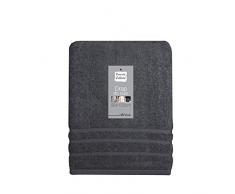 douceur dintÃ©rieur drap de bain 90 x 150 cm eponge vitamine anthracite