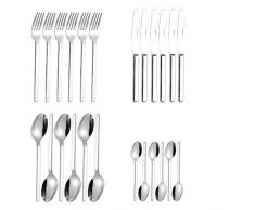 Esmeyer Bettina - Service de 24 Couverts Bettina en INOX 18/10, Poli Finition Miroir