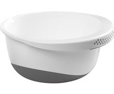 Home & Style hs506626, Saladier, Plastique, Blanc, 20Â x 20Â x 12Â cm