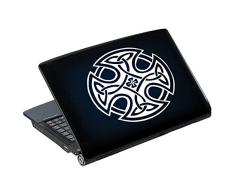 TATOUTEX Stickers Celte - Argent, L 20cm x H 20cm