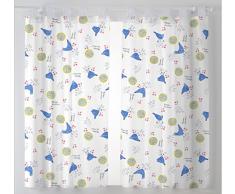 Martina Home Poules Pack de Rideaux Voilage pour Cuisine, Tissu, Jaune, 29Â x 2Â x 38Â cm, Lot de 2