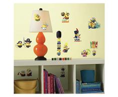 Thedecofactory RMK3000SCS Minions Le Film REPOSITIONNABLES (16 Stickers), Vinyle, Multicolore, 104 x 26 x 2,5 cm