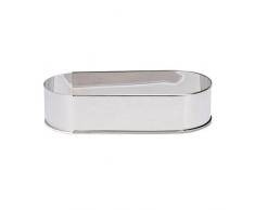 Patisse 02168 Moule à Pâtisserie Ovale Extensible Inox 27 à 40 cm