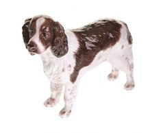 John Beswick Anglais Springer Spaniel Figurine, faÃ¯ence, Foie/Blanc