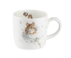 Wrendale Country Souris Unique Mug, Multicolore
