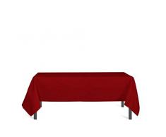Soleil dOcre Nappe antitache rectangle 140x240 cm ALIX rouge