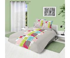 Soleil docre Nux Parure de Couette, Coton, Rose, 240x220 cm