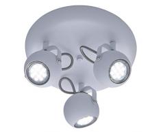 Reality Leuchten R80053931 Plafonnier Métal, Blanc Mat