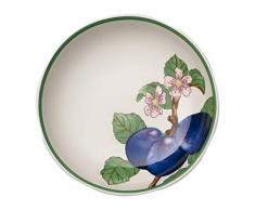 Villeroy & Boch French Garden Modern Fruits Coupe Prune, 24 cm, Porcelaine Premium, Blanc/Multicolore