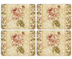 Pimpernel Antique Rose Linen Lot de 4 Sets de Table
