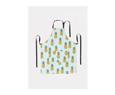 Woouf Ananas Tablier 100% Coton, Multicolore, 70 x 70 x 90 cm